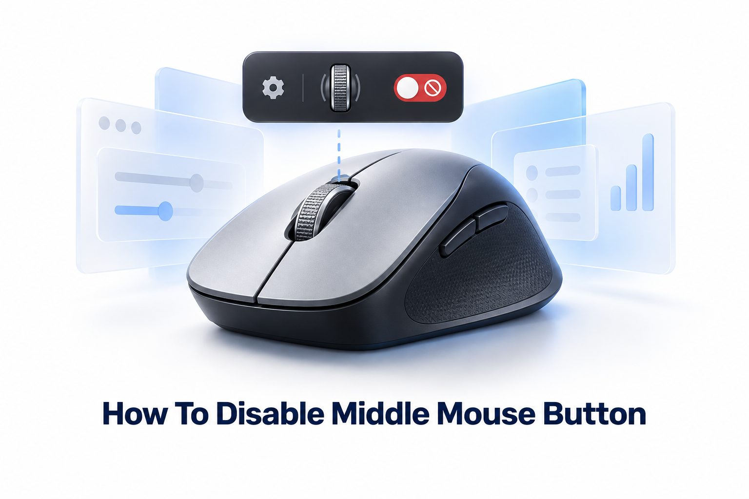 how-to-disable-middle-mouse-button-e2302 Hand using a computer mouse with the middle button highlighted and disabled